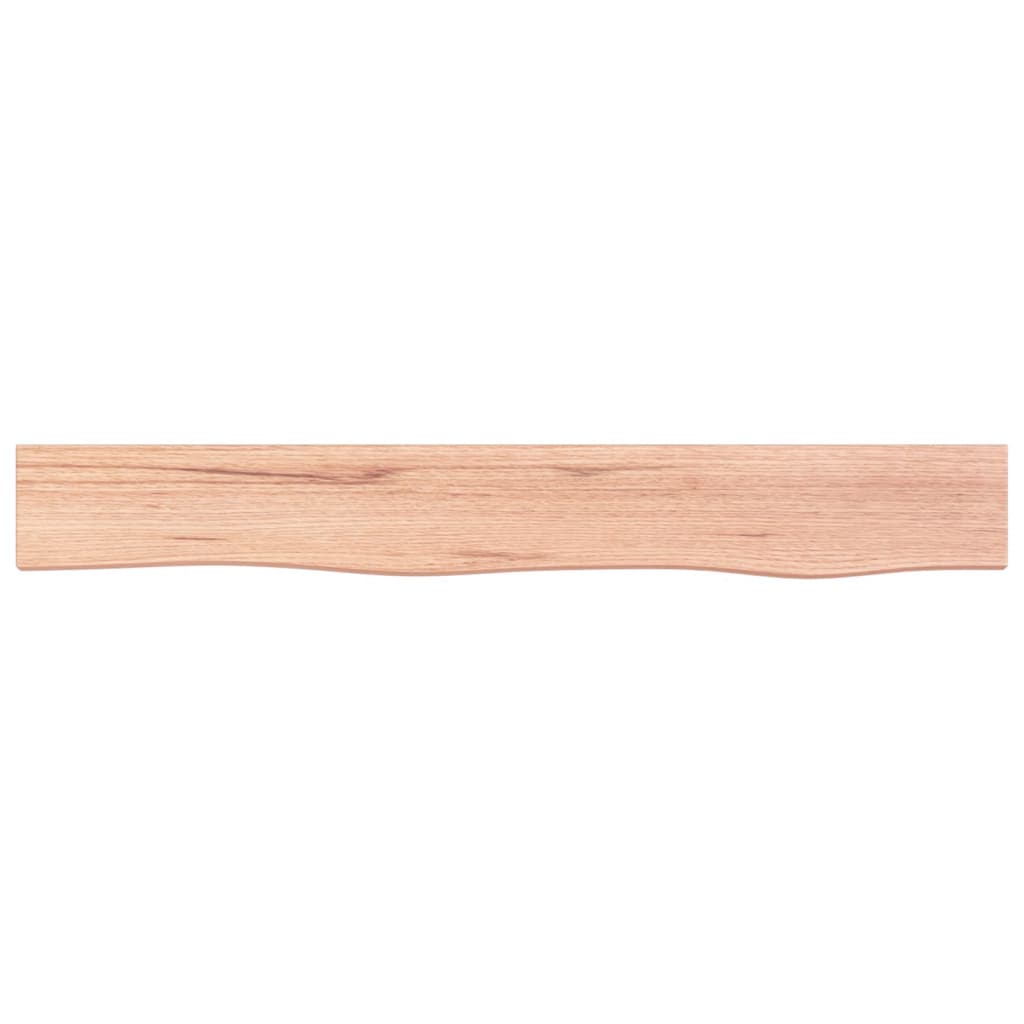 Prateleira de parede 80x10x6 cm carvalho tratado castanho-claro