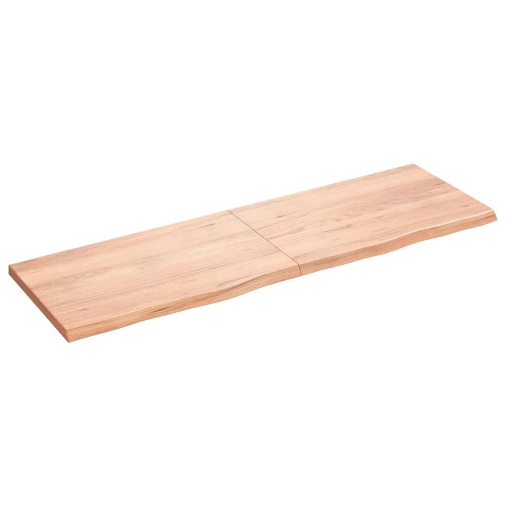 Prateleira de parede 160x50x(2-4) cm carvalho tratado castanho