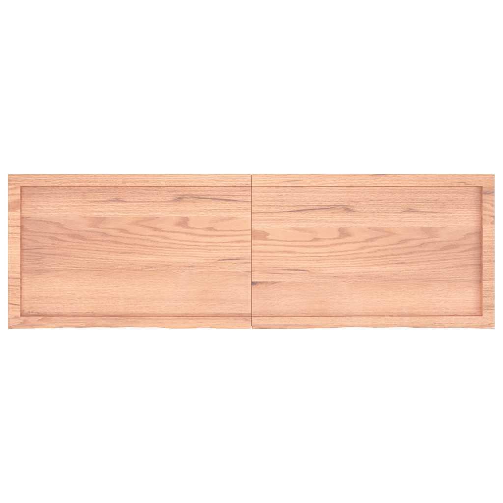 Prateleira de parede 160x50x(2-6) cm carvalho tratado castanho