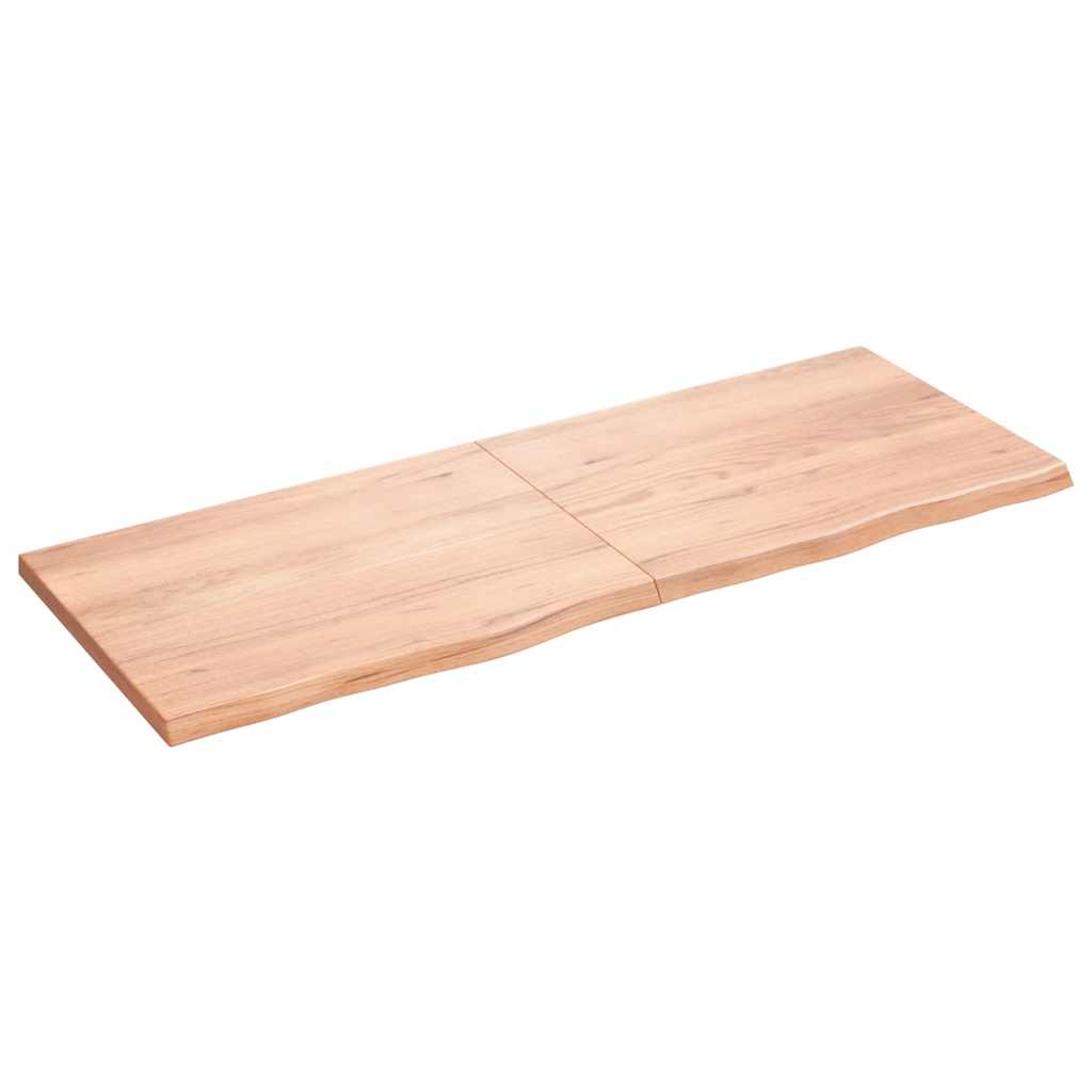 Prateleira de parede 160x60x(2-4) cm carvalho tratado castanho