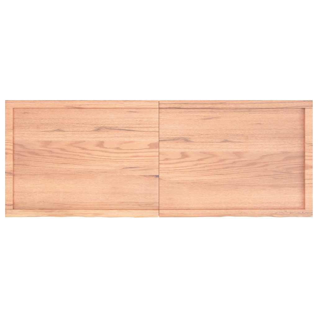 Prateleira de parede 160x60x(2-4) cm carvalho tratado castanho