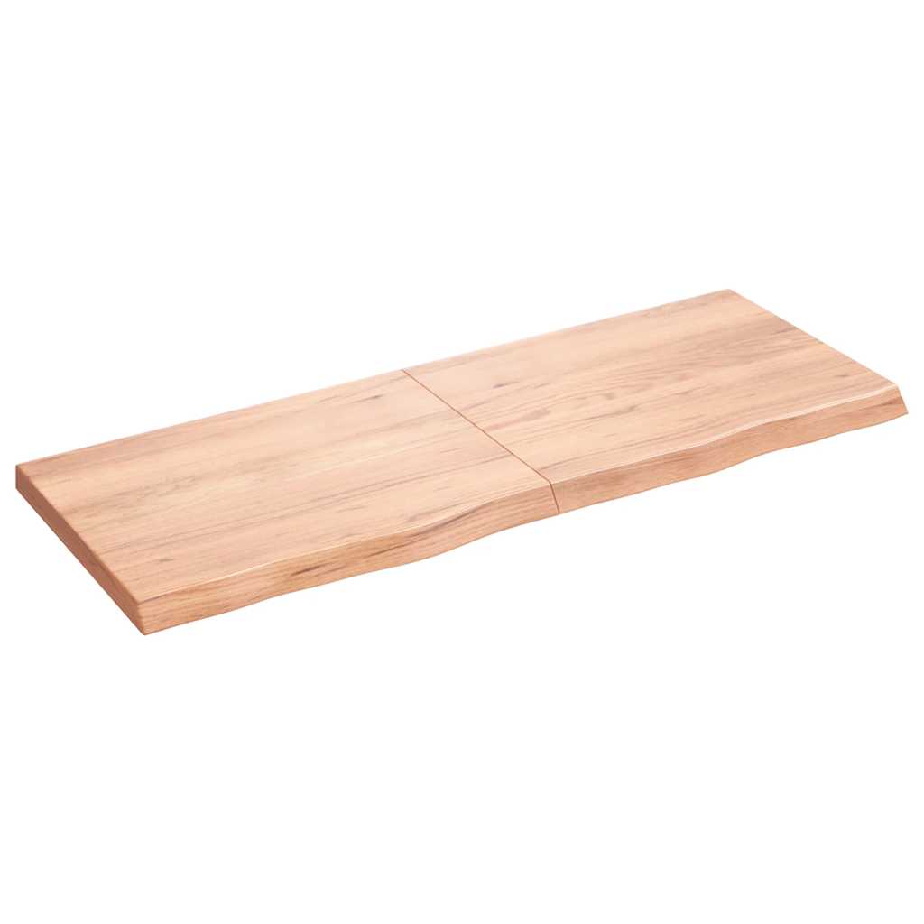 Prateleira de parede 160x60x(2-6) cm carvalho tratado castanho