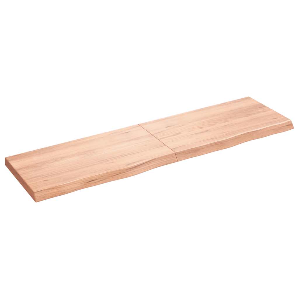 Prateleira de parede 180x50x(2-6) cm carvalho tratado castanho