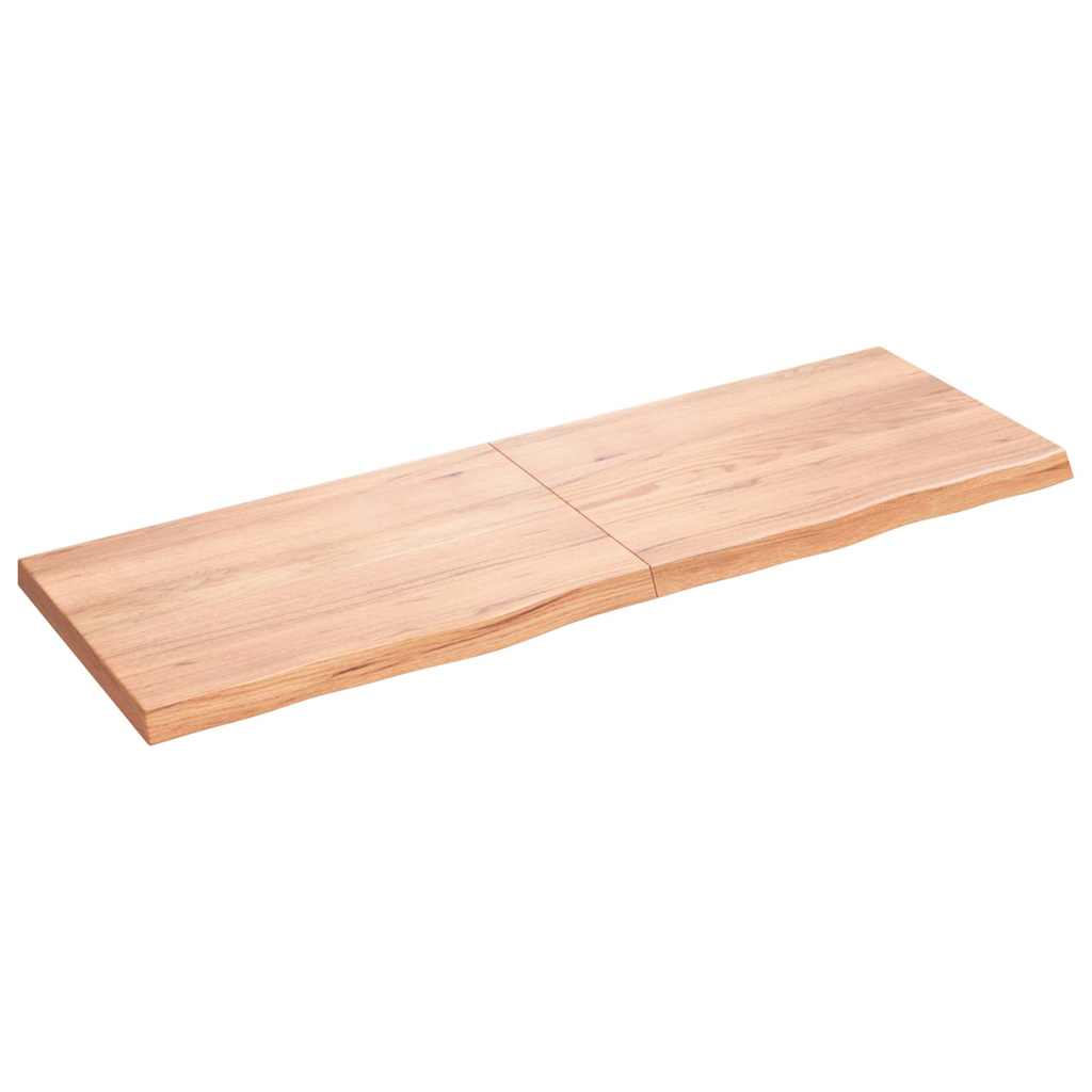 Prateleira de parede 180x60x(2-6) cm carvalho tratado castanho