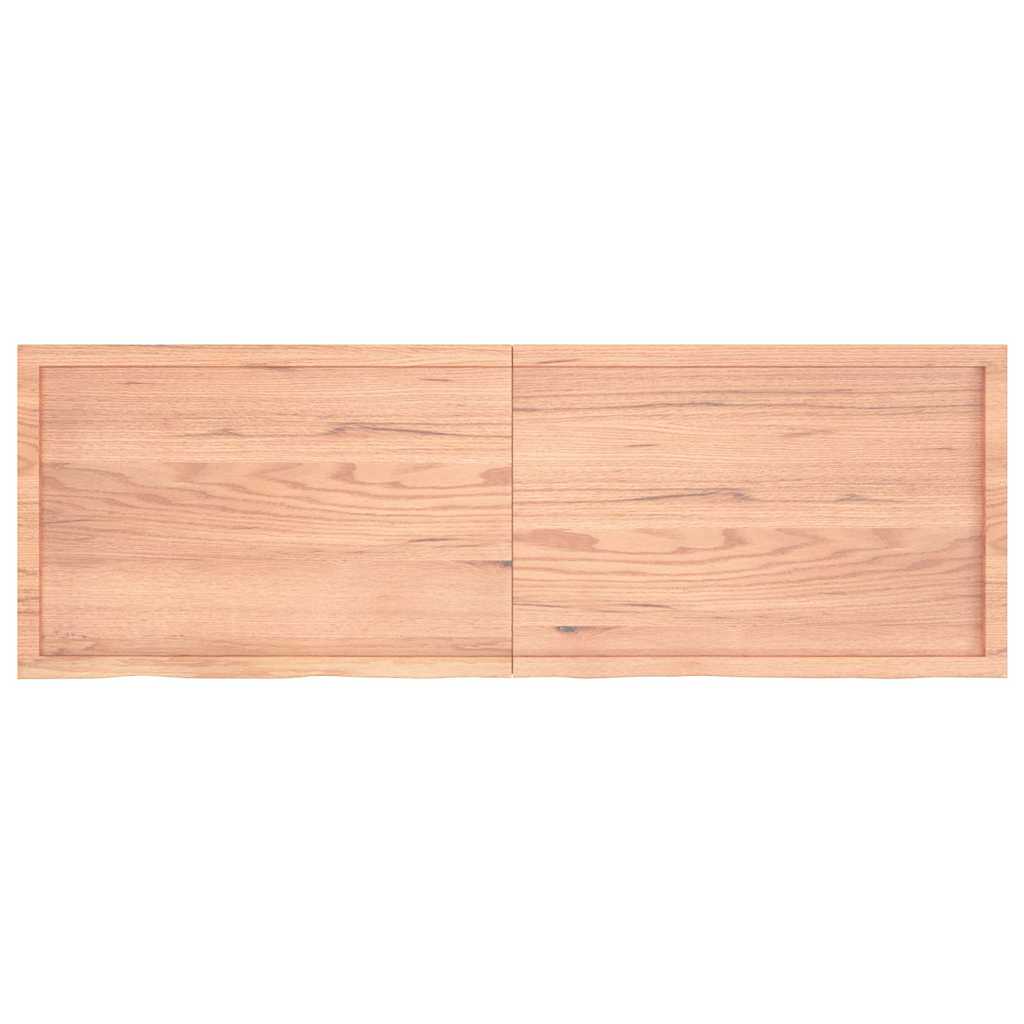 Prateleira de parede 180x60x(2-6) cm carvalho tratado castanho