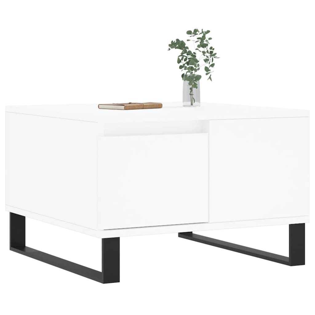Mesa de centro 55x55x36,5 cm derivados de madeira branco