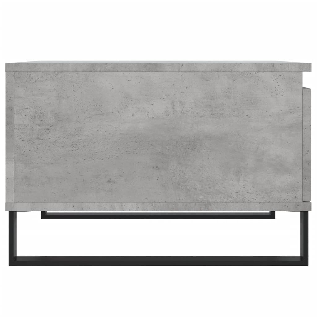 Mesa de centro 55x55x36,5 cm derivados madeira cinzento cimento