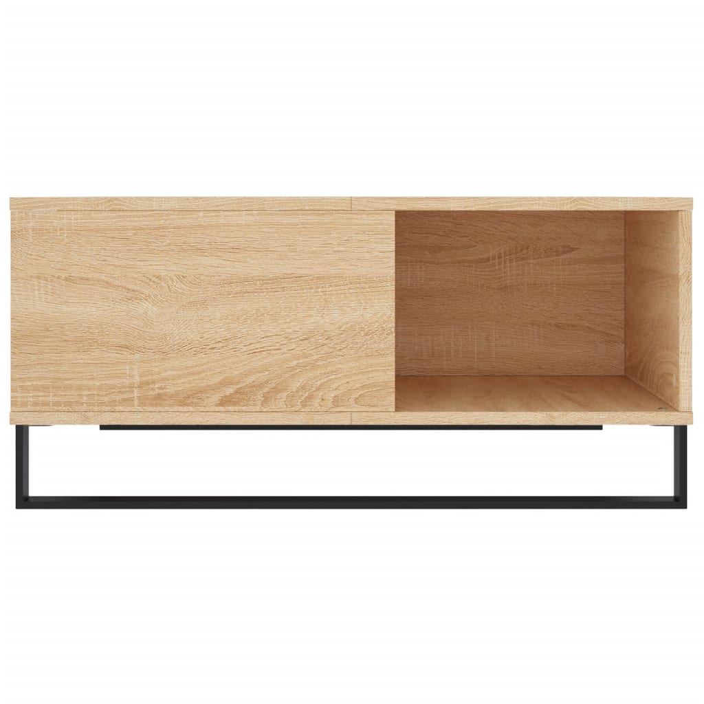 Mesa de centro 80x80x36,5 cm derivados madeira carvalho sonoma