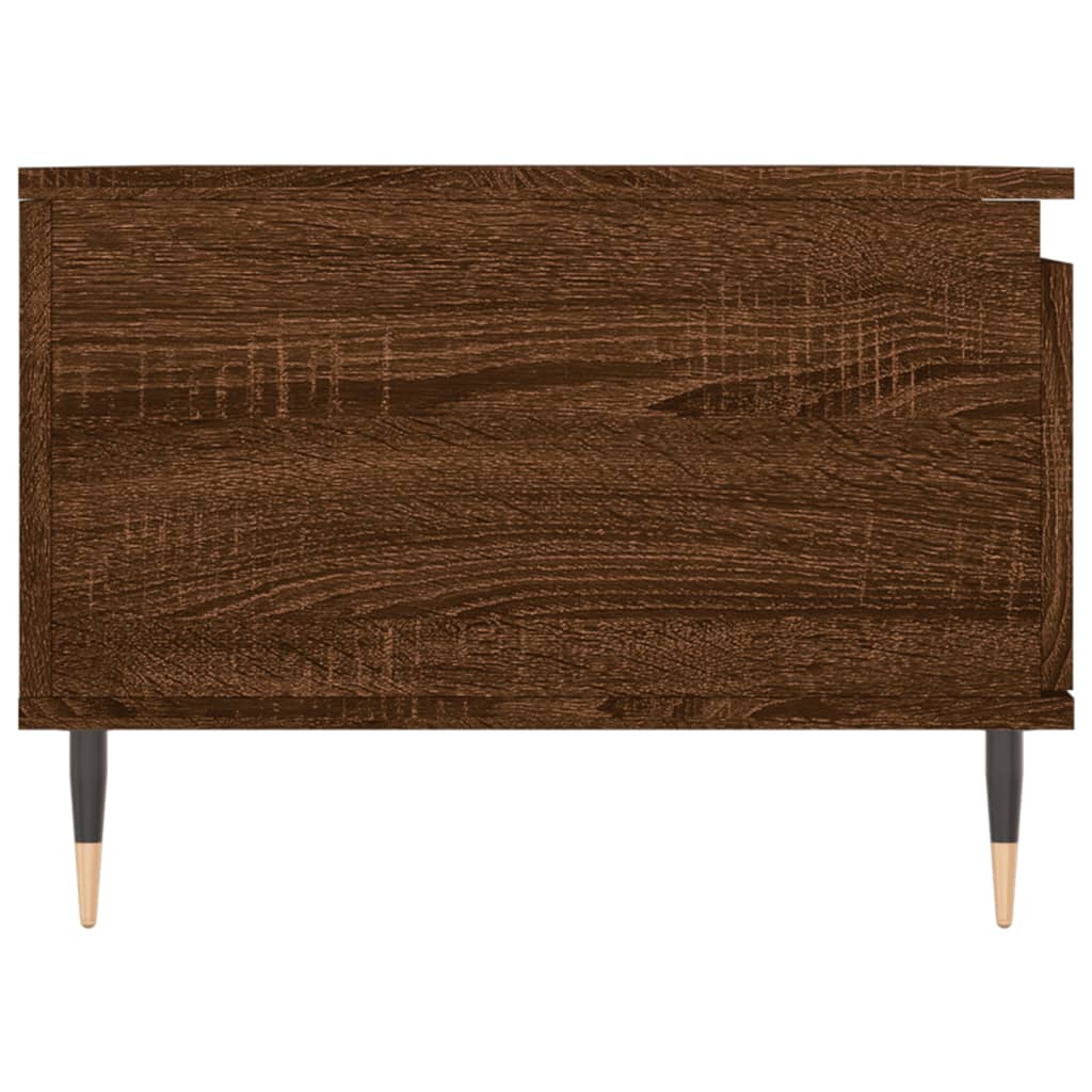 Mesa de centro 90x50x36,5cm derivados madeira carvalho castanho