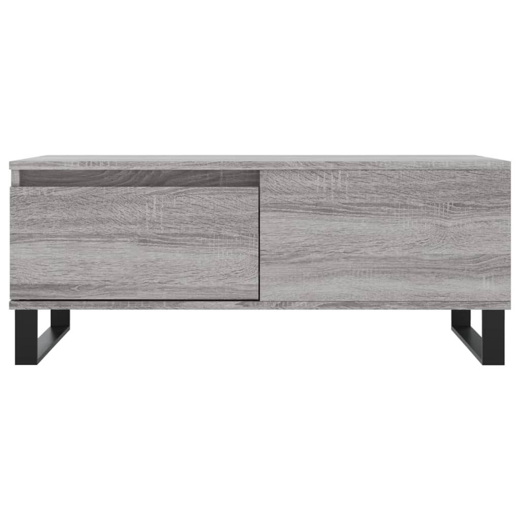 Mesa de centro 90x50x36,5 cm derivados madeira cinzento sonoma