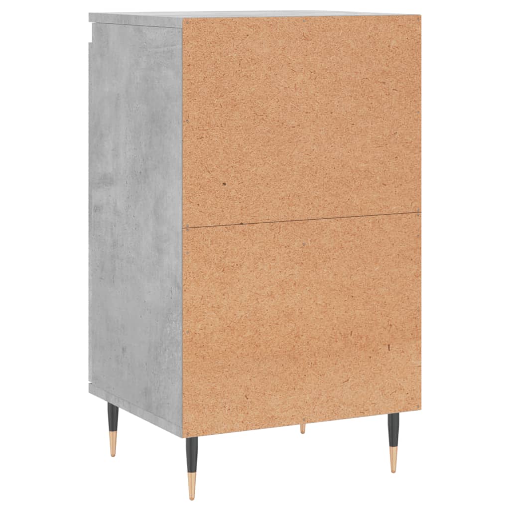 Aparadores 2 pcs 40x35x70 cm derivados de madeira cinza cimento
