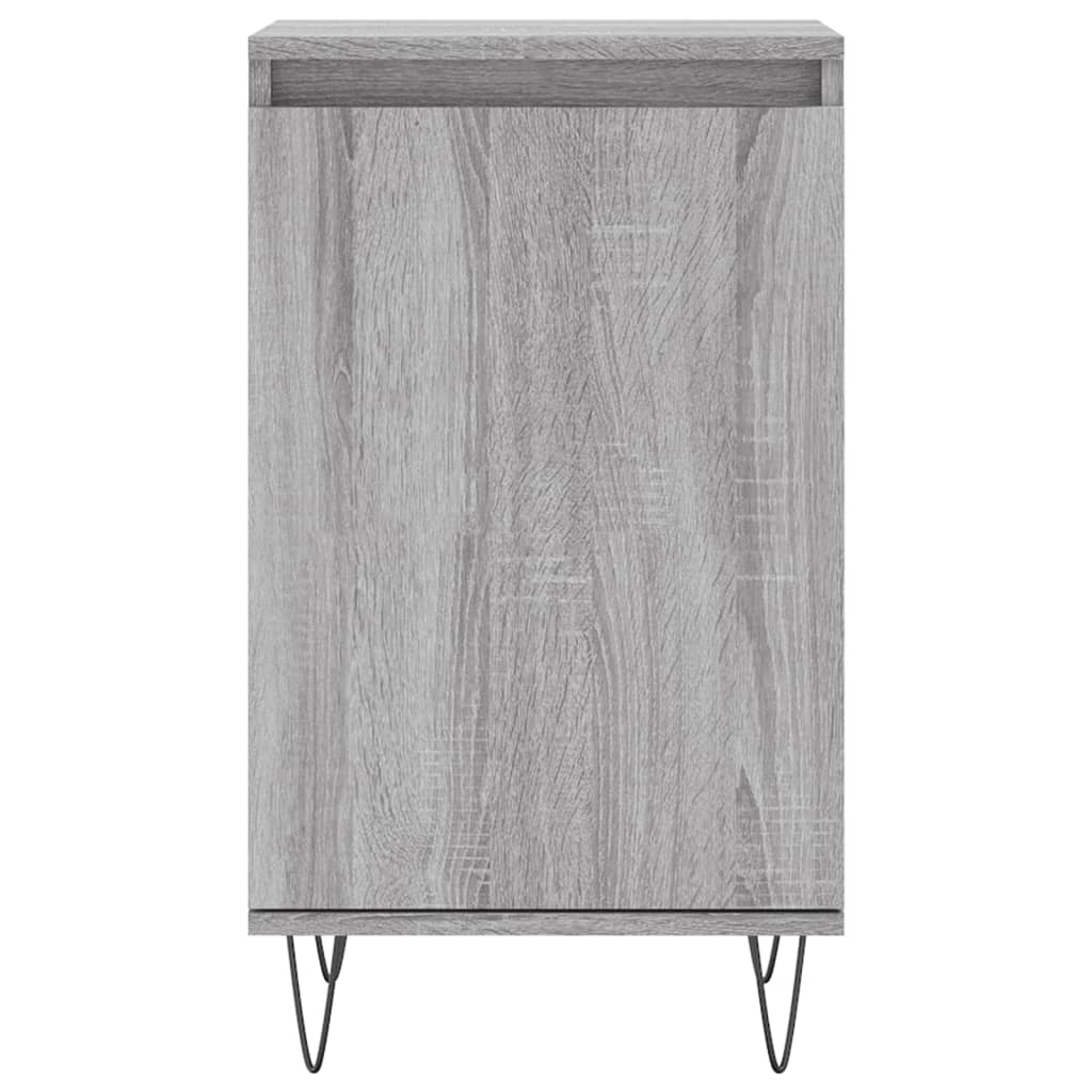 Aparadores 2 pcs 40x35x70 cm derivados madeira cinzento sonoma