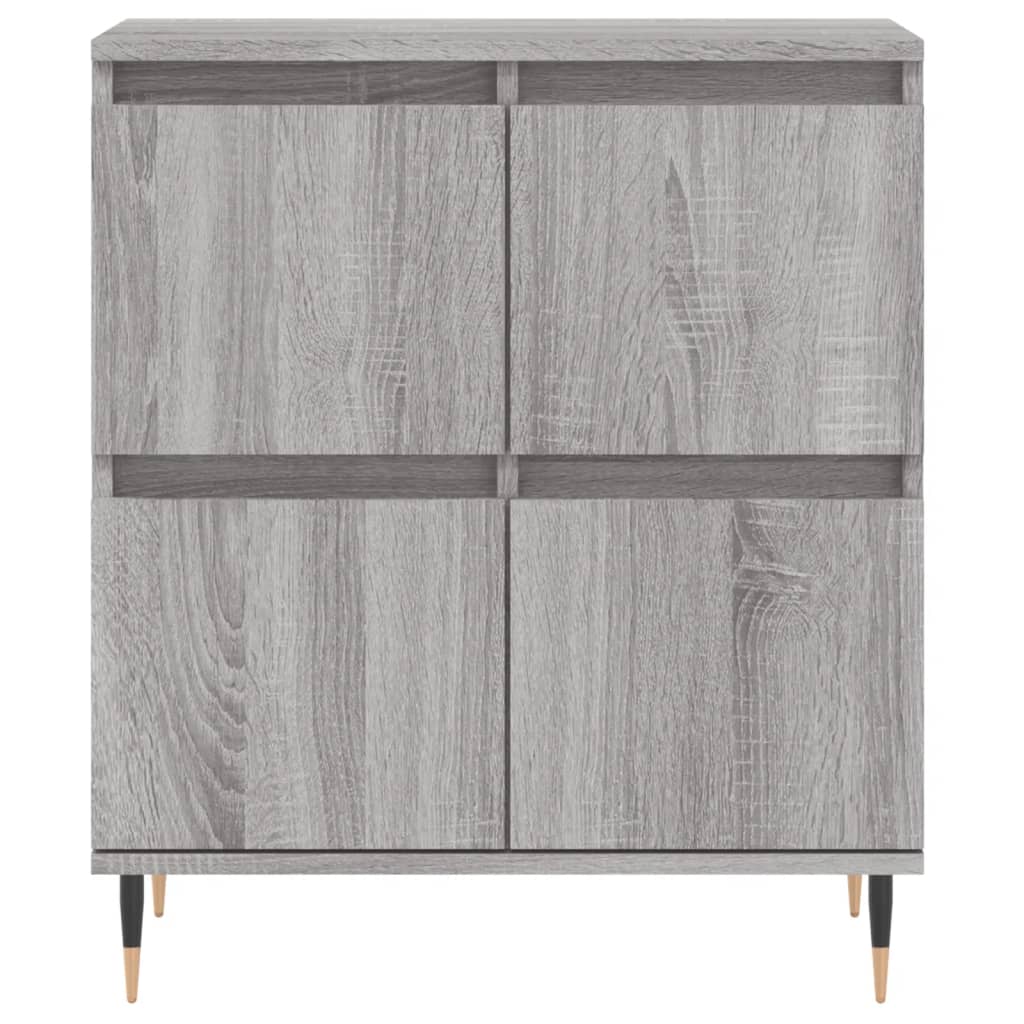 Aparador 60x35x70 cm derivados de madeira cinzento sonoma