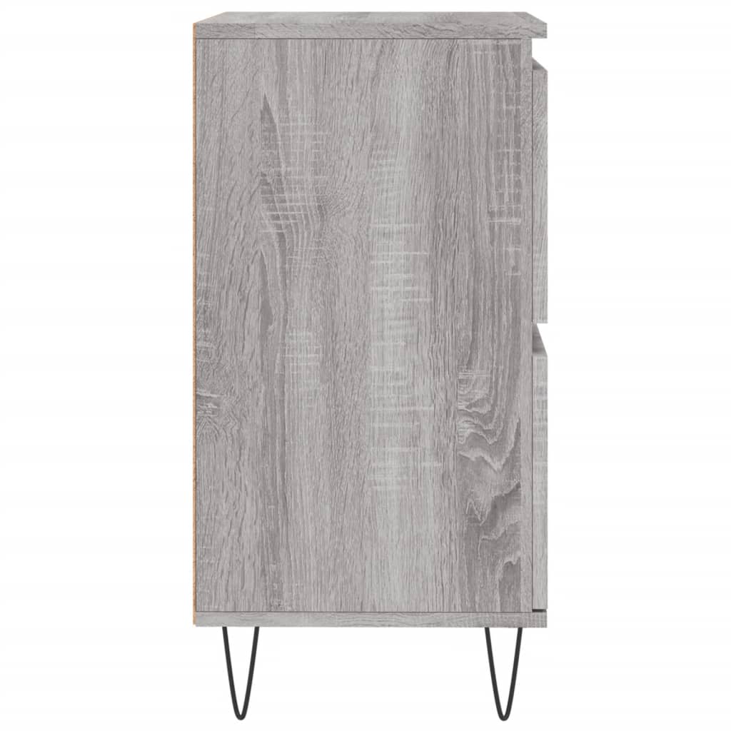 Aparador 60x35x70 cm derivados de madeira cinzento sonoma