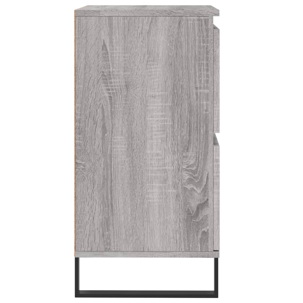 Aparador 60x35x70 cm derivados de madeira cinzento sonoma