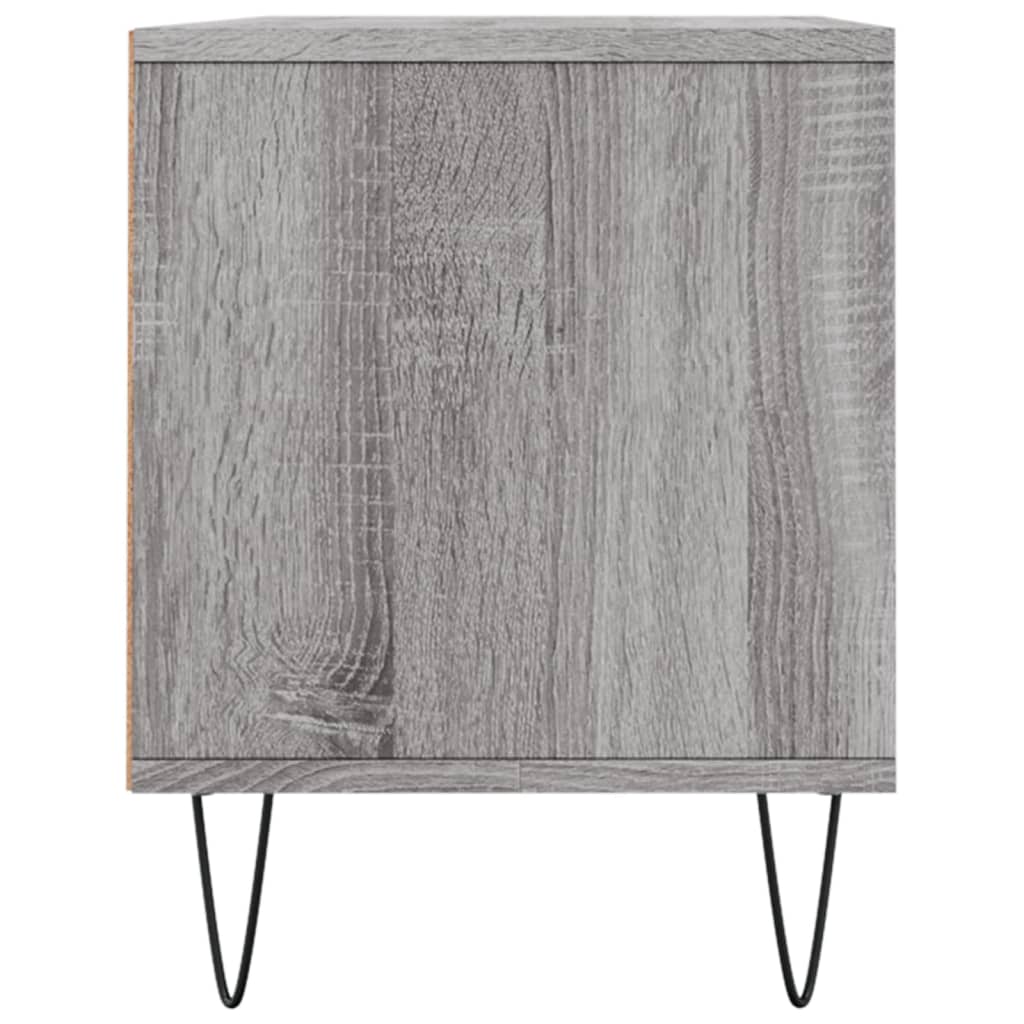 Móvel de TV 100x34,5x44,5 cm derivados madeira cinzento sonoma