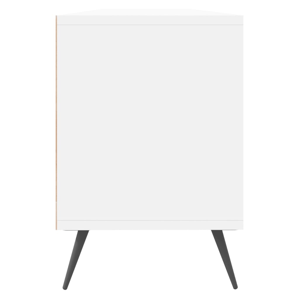 Móvel de TV 150x30x44,5 cm derivados de madeira branco