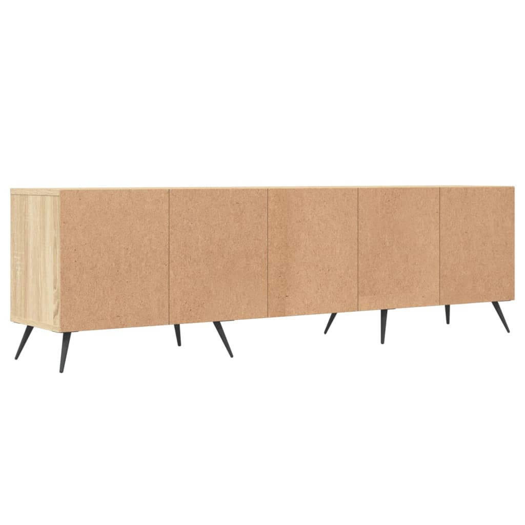 Móvel de TV 150x30x44,5 cm derivados de madeira carvalho sonoma