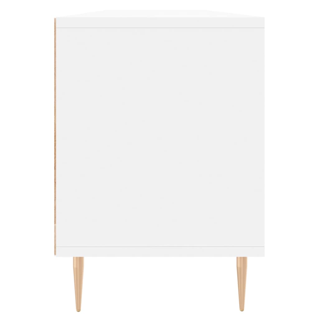 Móvel de TV 150x30x44,5 cm derivados de madeira branco