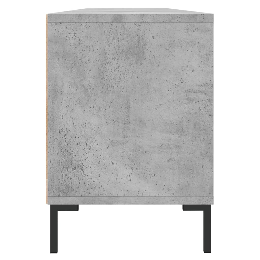 Móvel de TV 150x30x44,5 cm derivados de madeira cinza cimento