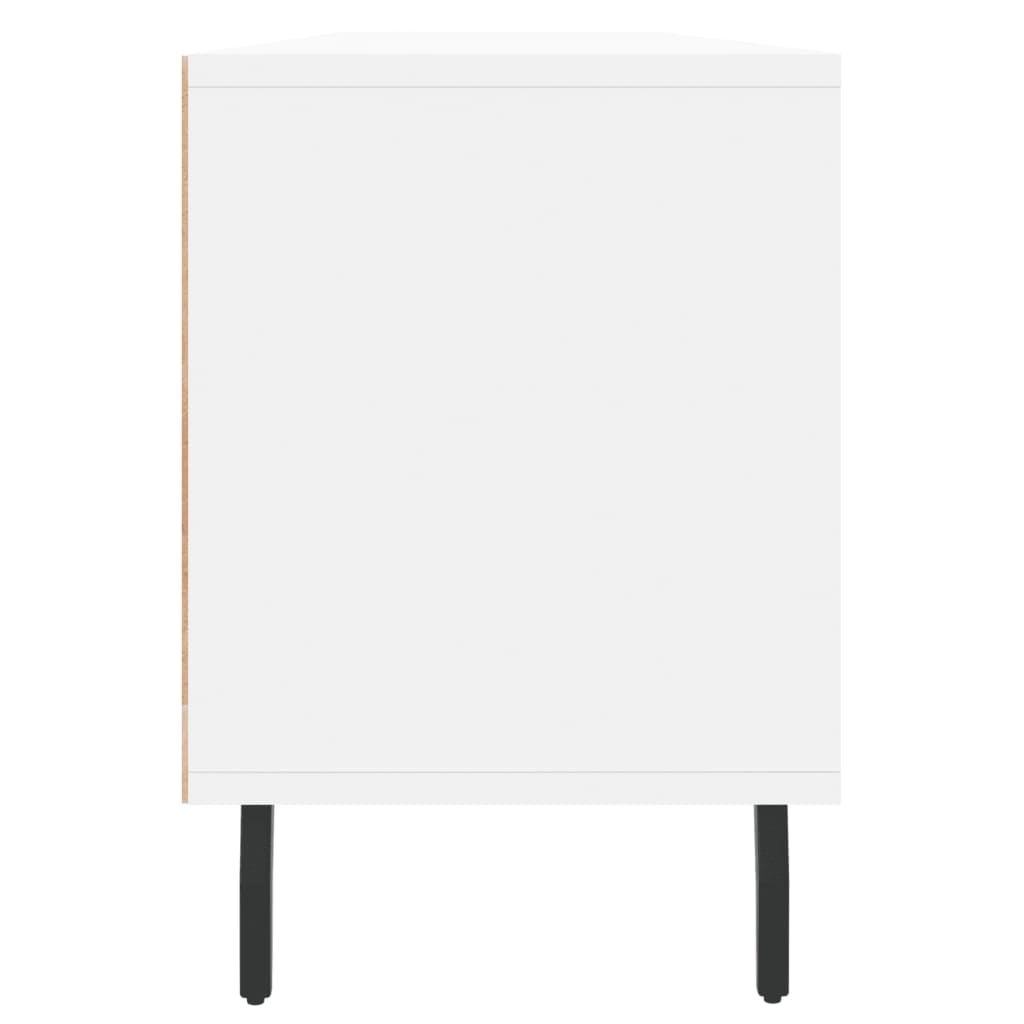 Móvel de TV 150x30x44,5 cm derivados de madeira branco