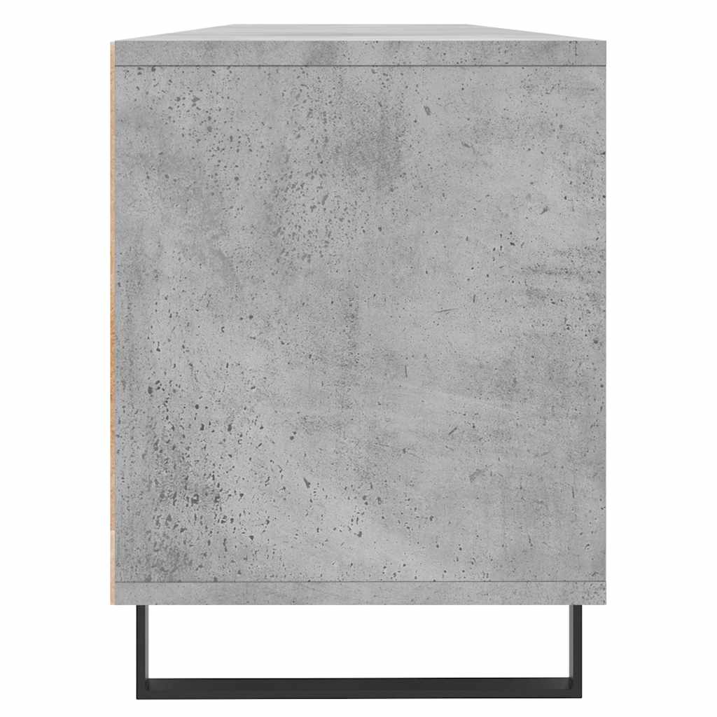 Móvel de TV 150x30x44,5 cm derivados de madeira cinza cimento