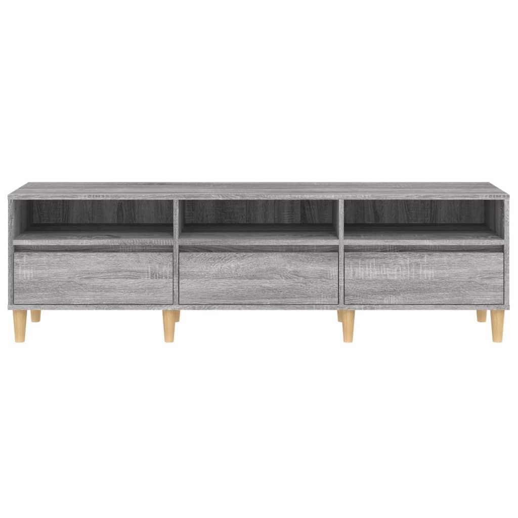 Móvel de TV 150x30x44,5 cm derivados de madeira cinzento sonoma