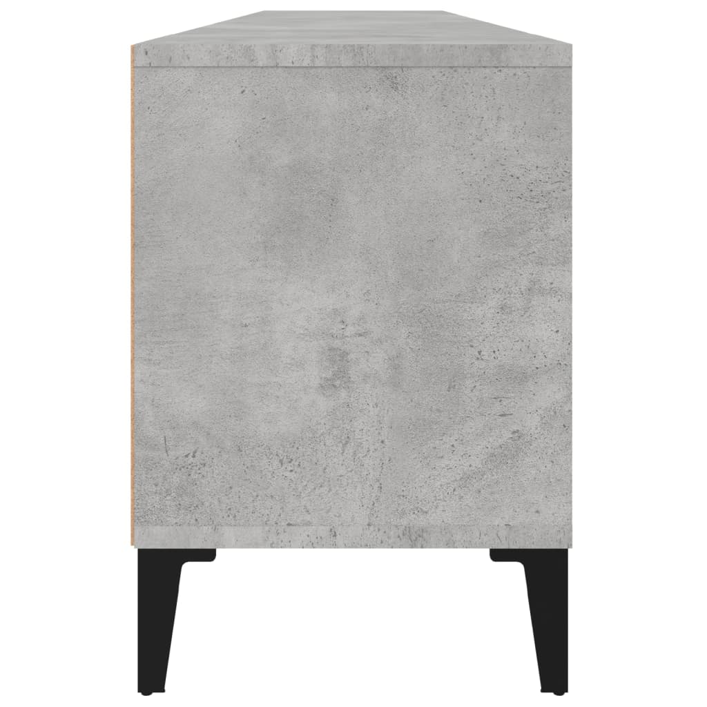 Móvel de TV 150x30x44,5 cm derivados de madeira cinza cimento