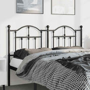 Cabeceira de cama 135 cm metal preto