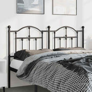 Cabeceira de cama 150 cm metal preto