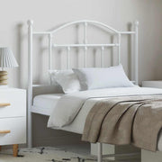 Cabeceira de cama 100 cm metal branco