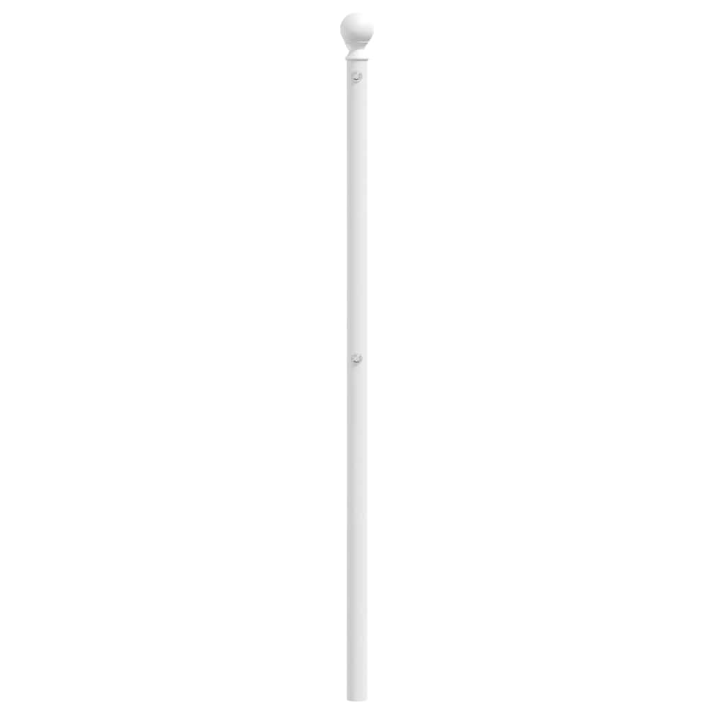 Cabeceira de cama 193 cm metal branco