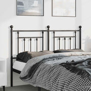 Cabeceira de cama 135 cm metal preto