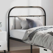 Cabeceira de cama 100 cm metal preto