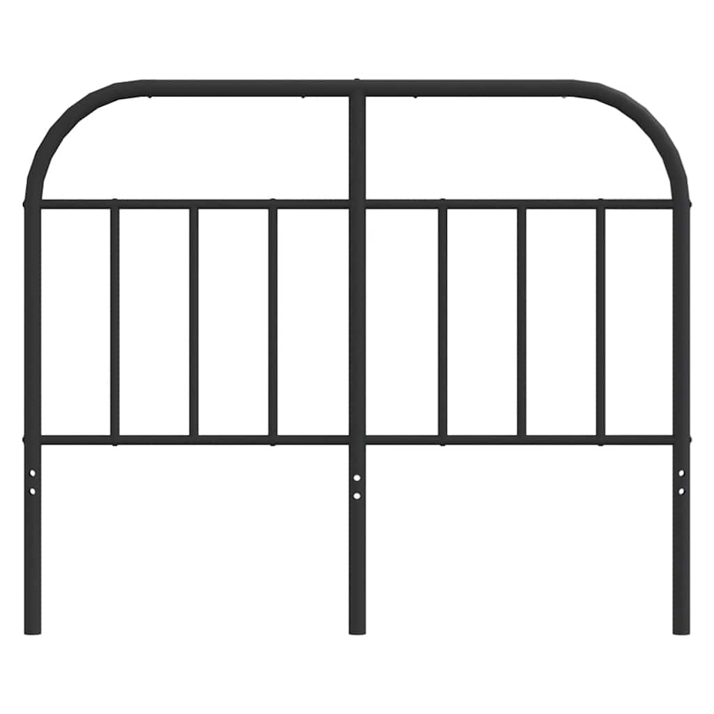 Cabeceira de cama 120 cm metal preto