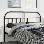 Cabeceira de cama 135 cm metal preto
