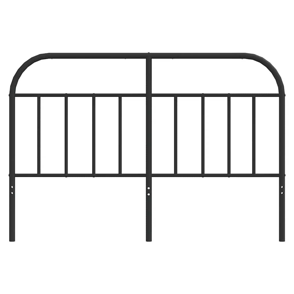 Cabeceira de cama 150 cm metal preto