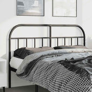Cabeceira de cama 150 cm metal preto