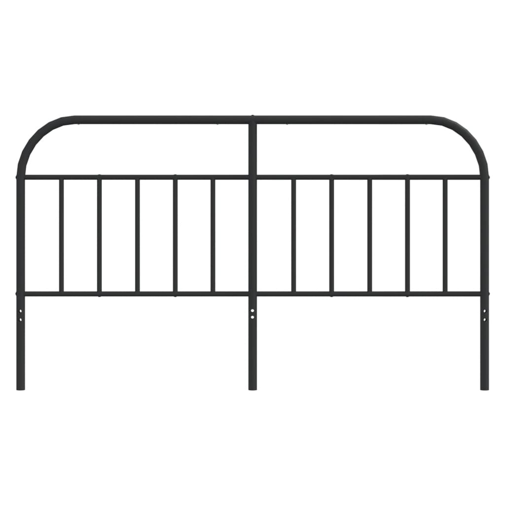 Cabeceira de cama 160 cm metal preto