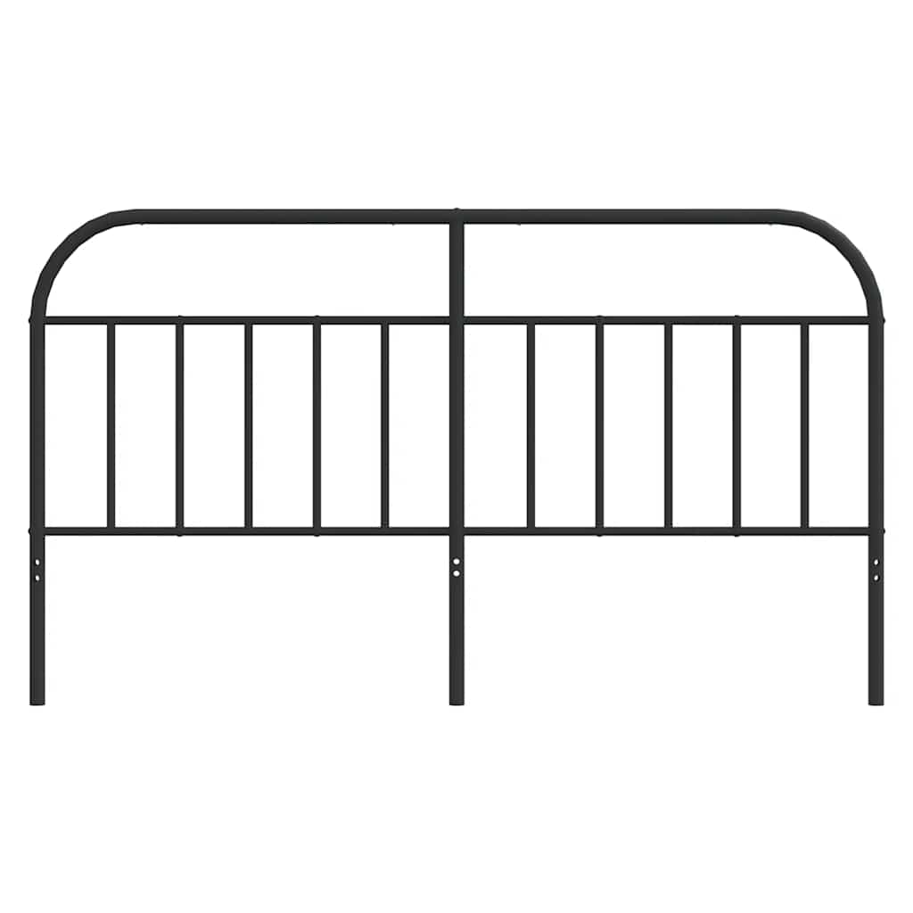 Cabeceira de cama 180 cm metal preto