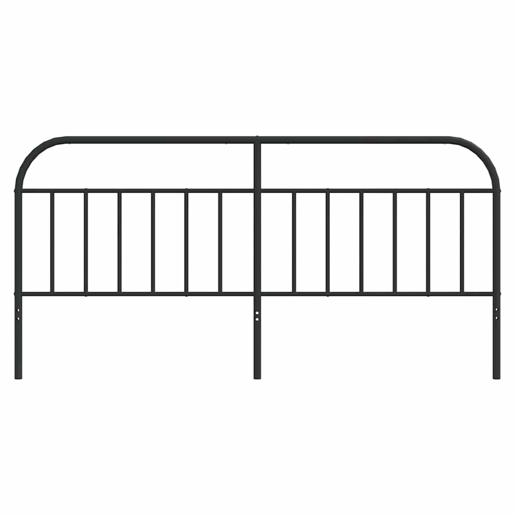 Cabeceira de cama 193 cm metal preto