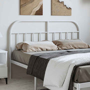Cabeceira de cama 150 cm metal branco