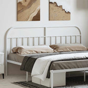 Cabeceira de cama 180 cm metal branco