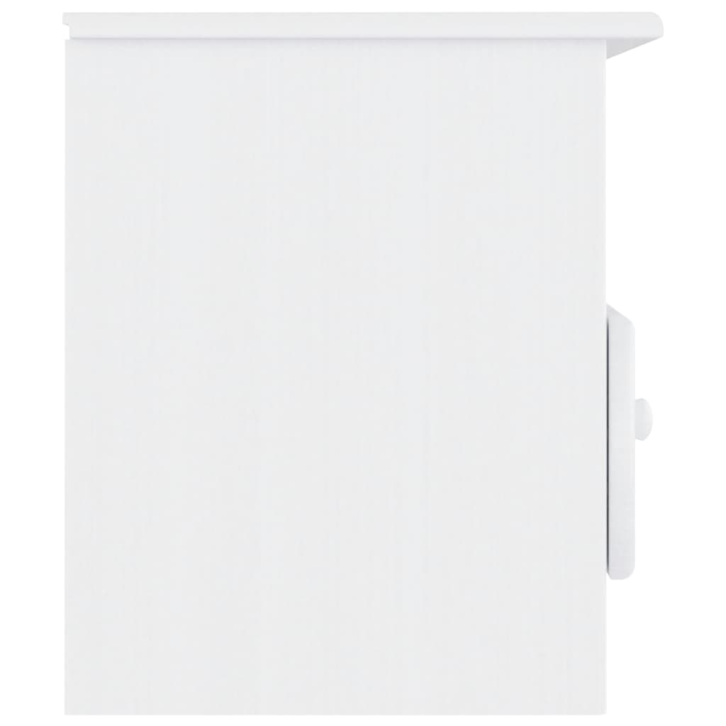 Móvel de TV c/ gavetas ALTA 100x35x41 cm pinho maciço branco