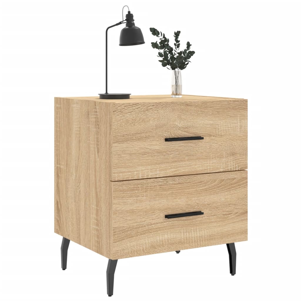 Mesa cabeceira 40x35x47,5 cm derivados madeira carvalho sonoma