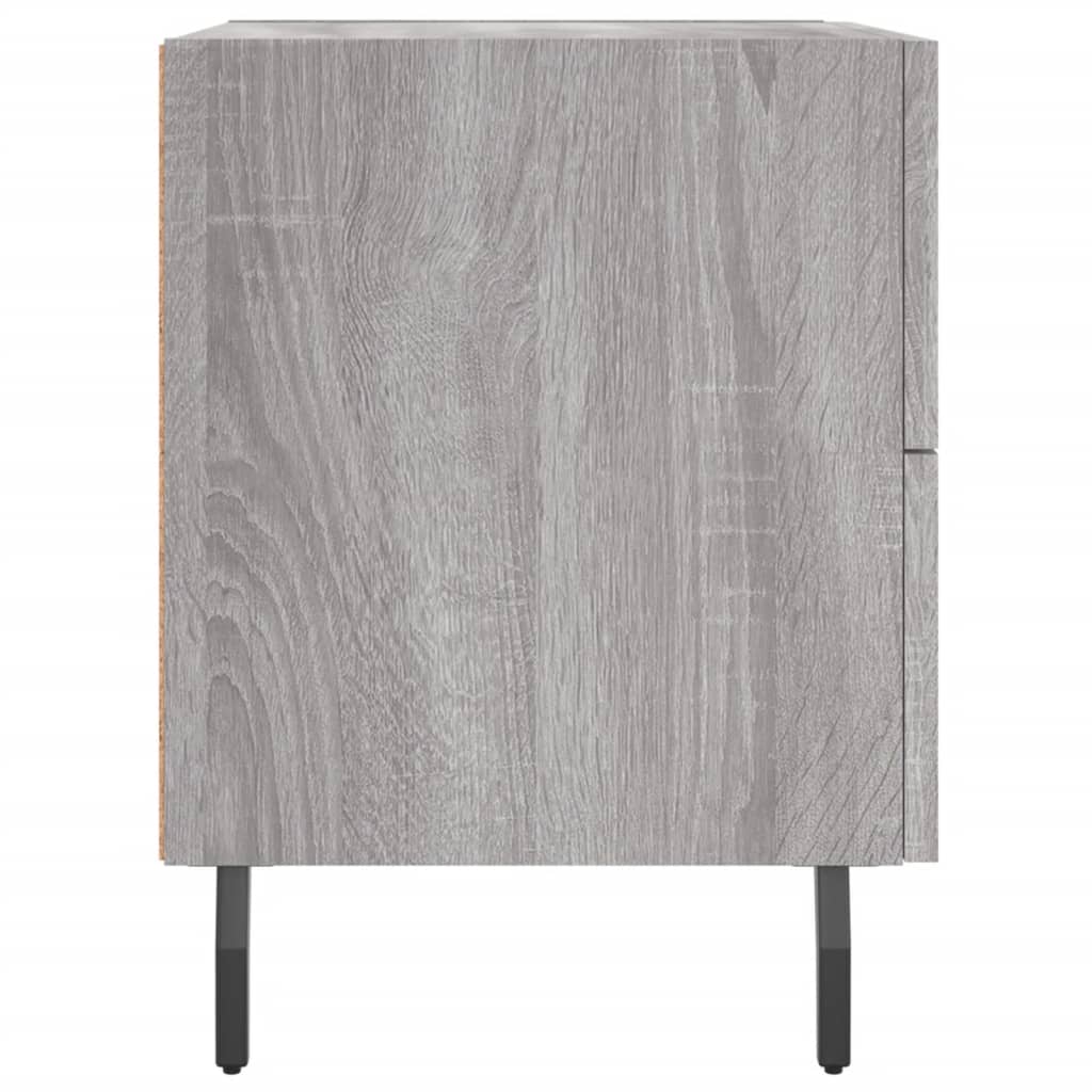 Mesa cabeceira 40x35x47,5 cm derivados madeira sonoma cinza