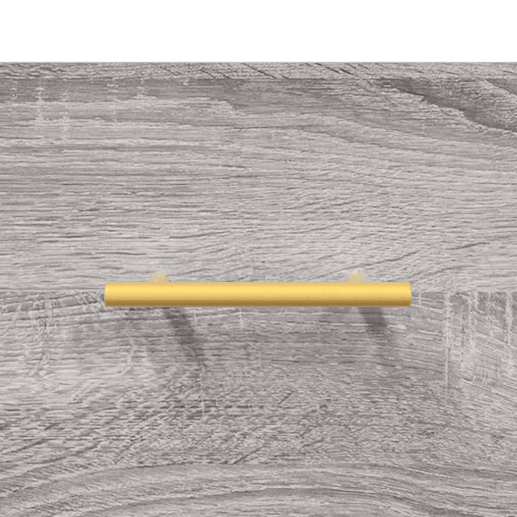 Mesa cabeceira 40x35x47,5 cm derivados madeira sonoma cinza