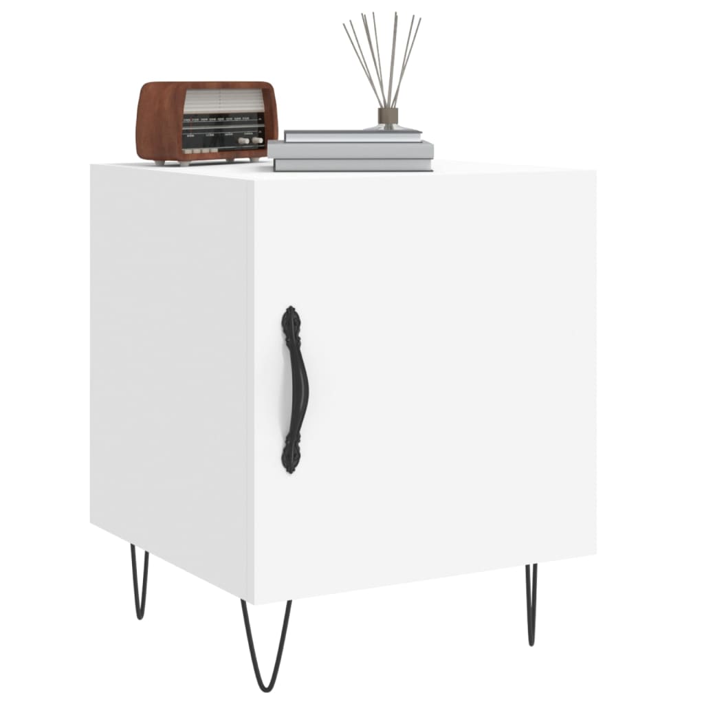 Mesa cabeceira 40x40x50 cm derivados de madeira branco
