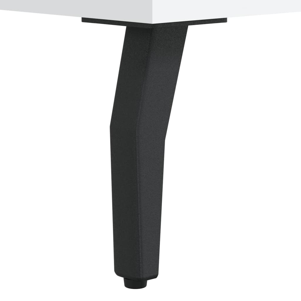Mesa de cabeceira 2 pcs 40x40x50 cm derivados de madeira branco