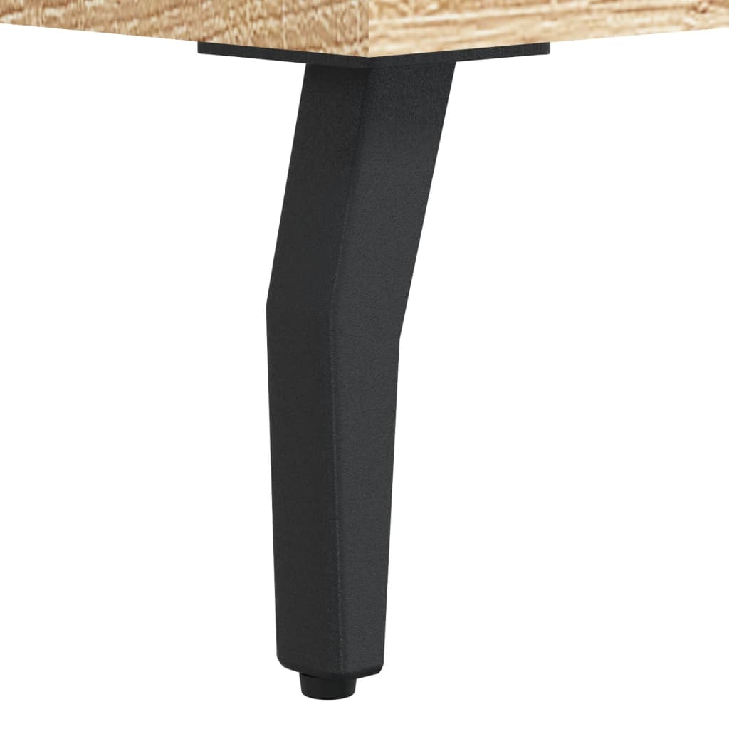Mesa cabeceira 2pcs 40x40x50cm deriv. madeira carvalho sonoma